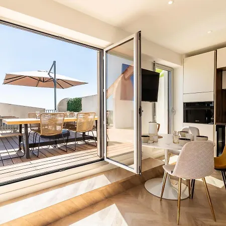 Terrasse Xxl - Front De Mer - Parking - Ambiance Plage لا غراند موت